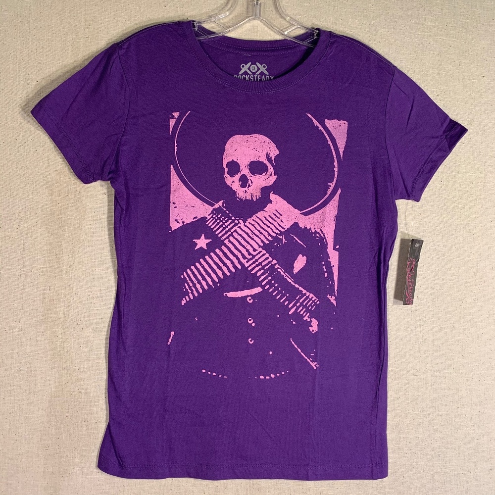 Skull, Star, art tee shirt